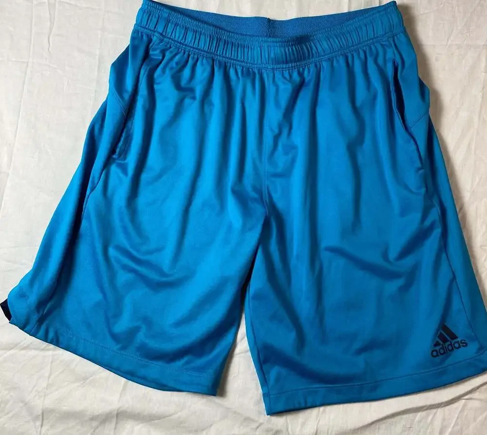 Adidas Men's Clima Cool Shorts Bright Blue Size XL (1277)